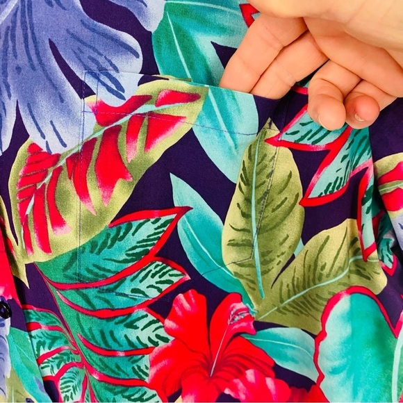 Hilo Hattie The Hawaiian Original Button Up Short Sleeve Shirt Size XL - Picture 4 of 5
